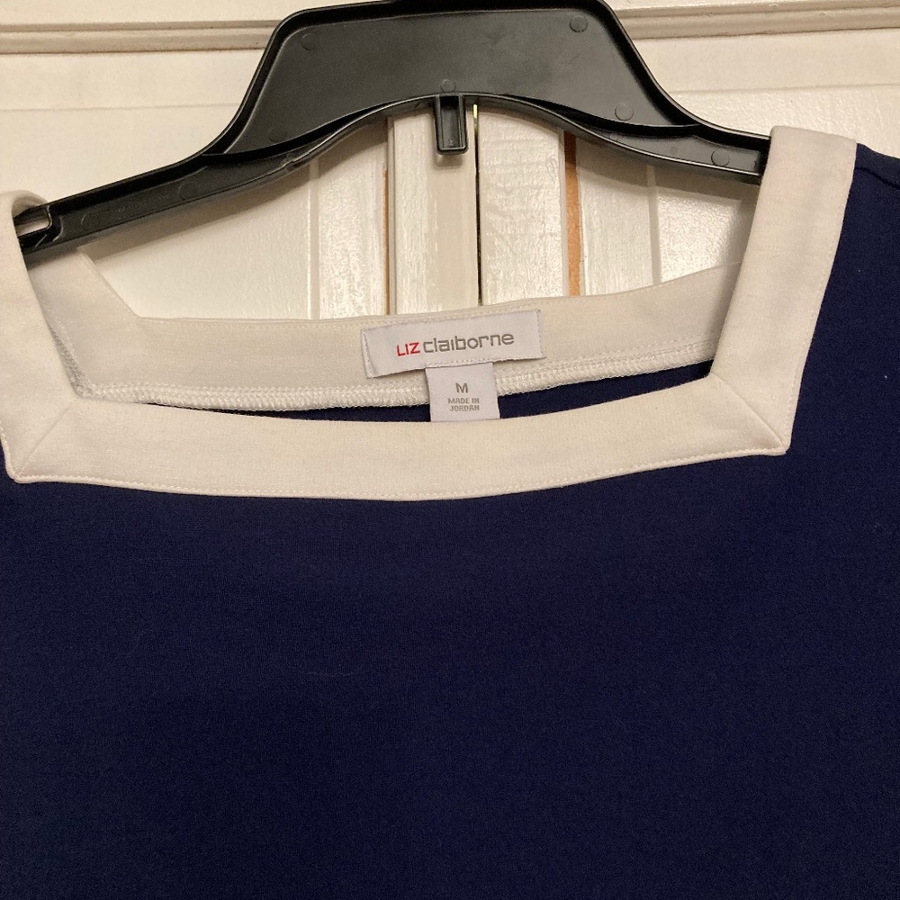 Liz Claiborne Boat Neck Short Sleeve Size Med